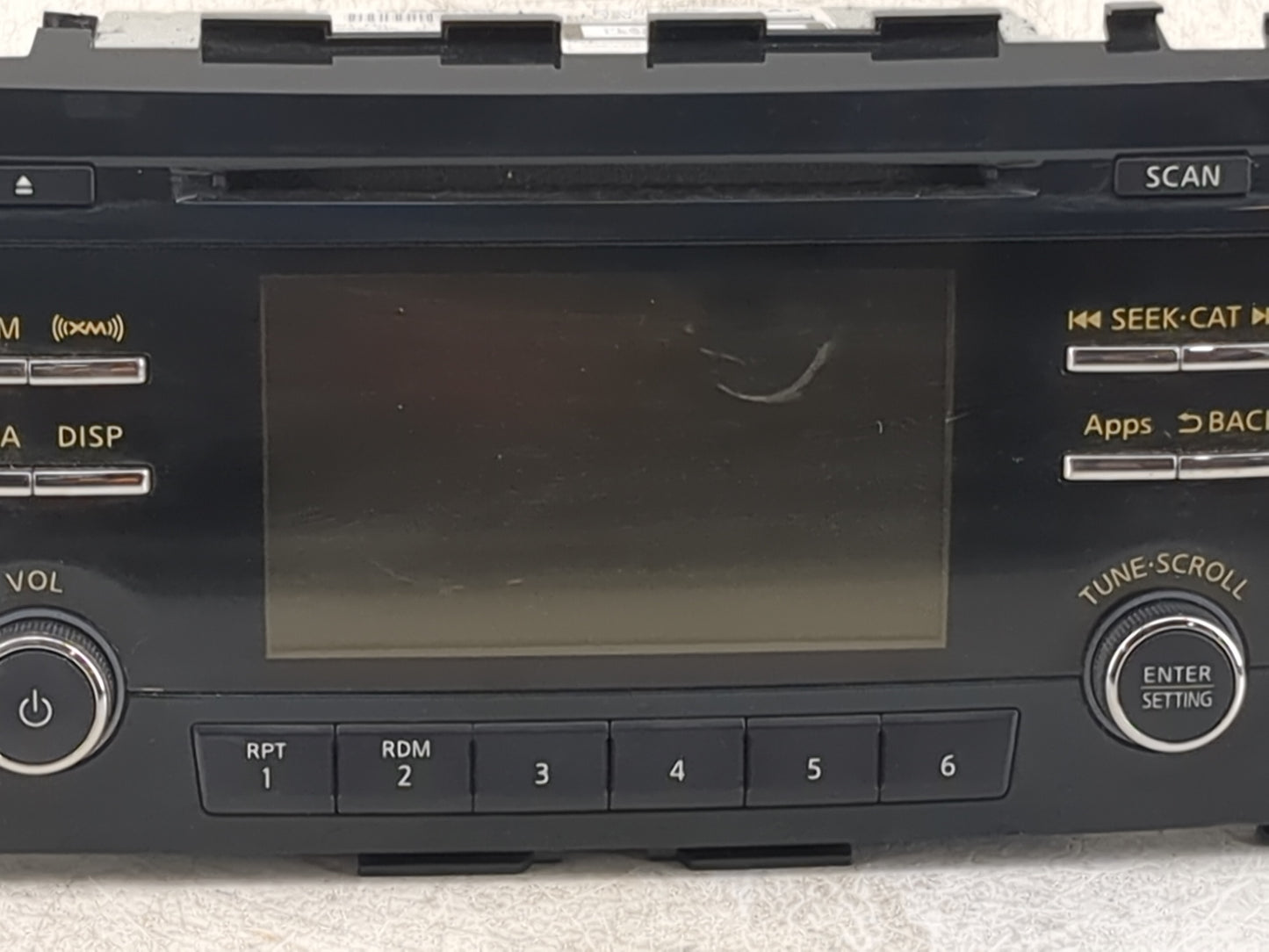 2013-2015 Nissan Altima Radio AM FM Cd Player Receiver Replacement P/N:28185 3TA1B CQ-FN24E1GX Fits Fits 2013 2014 2015 OEM 