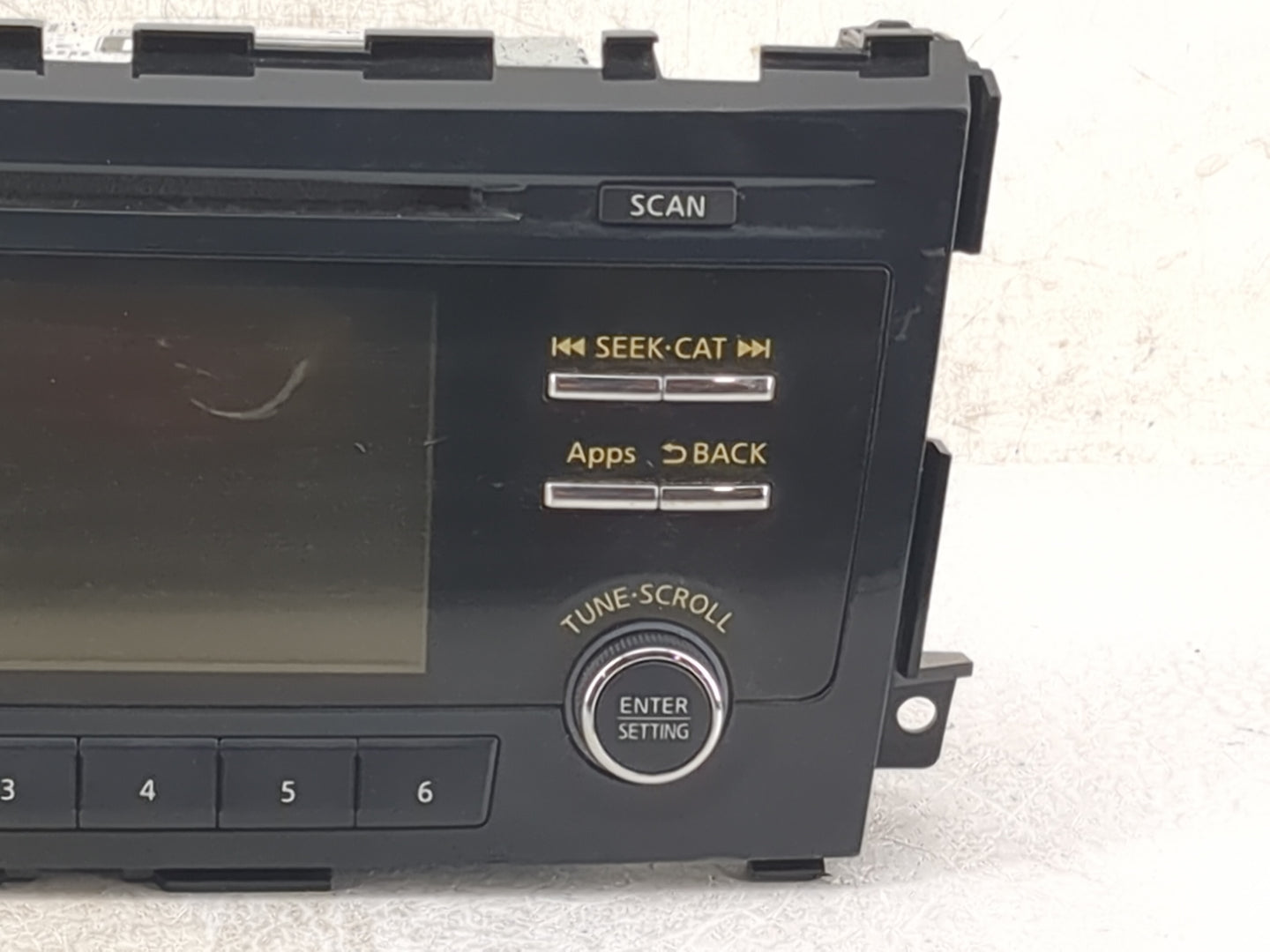 2013-2015 Nissan Altima Radio AM FM Cd Player Receiver Replacement P/N:28185 3TA1B CQ-FN24E1GX Fits Fits 2013 2014 2015 OEM 