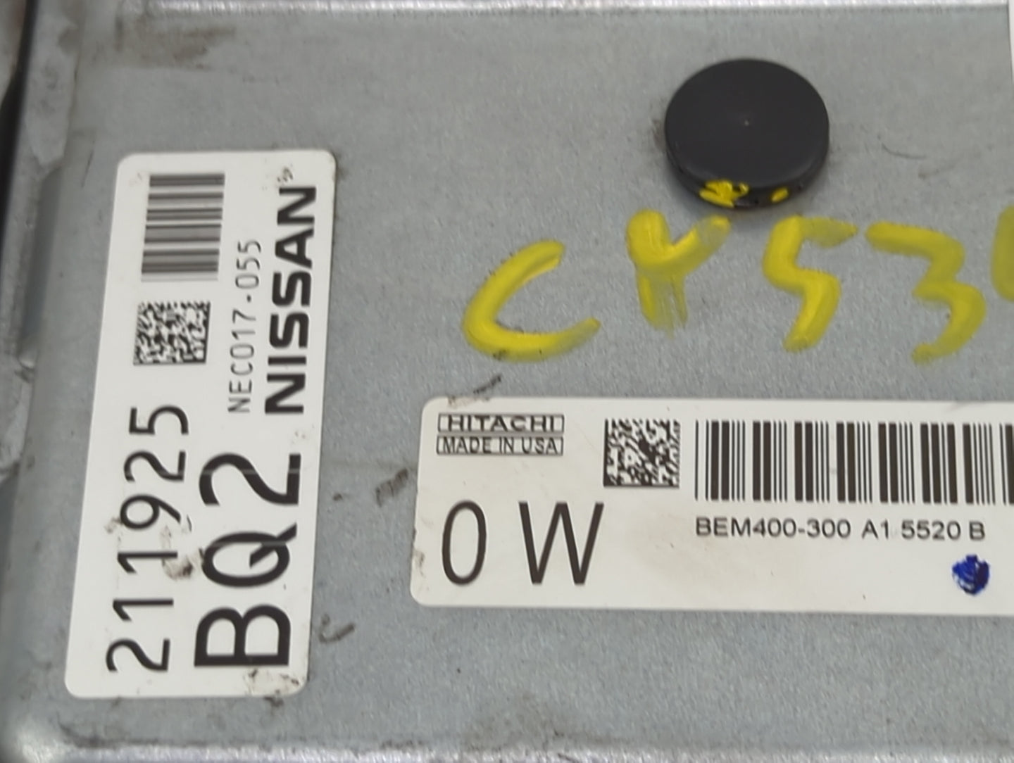 2015 Nissan Altima PCM Engine Control Computer ECU ECM PCU OEM P/N:NEC017-055 BEM400-300 A1 Fits Fits 2013 2014 OEM Used Aut