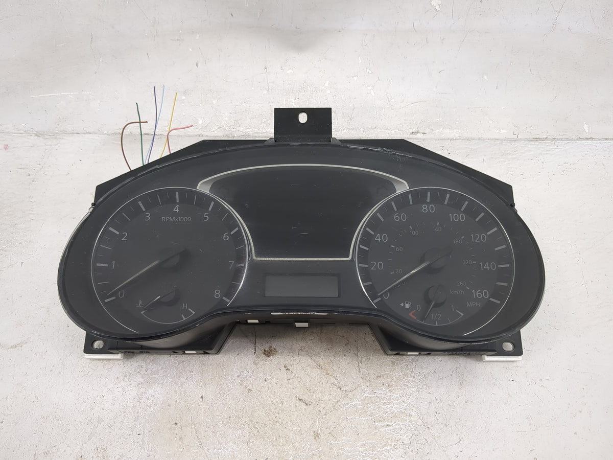 2015 Nissan Altima Instrument Cluster Speedometer Gauges P/N:24810 9HP0A A2C91342700 Miles:104K Fits OEM Used Auto Parts - O