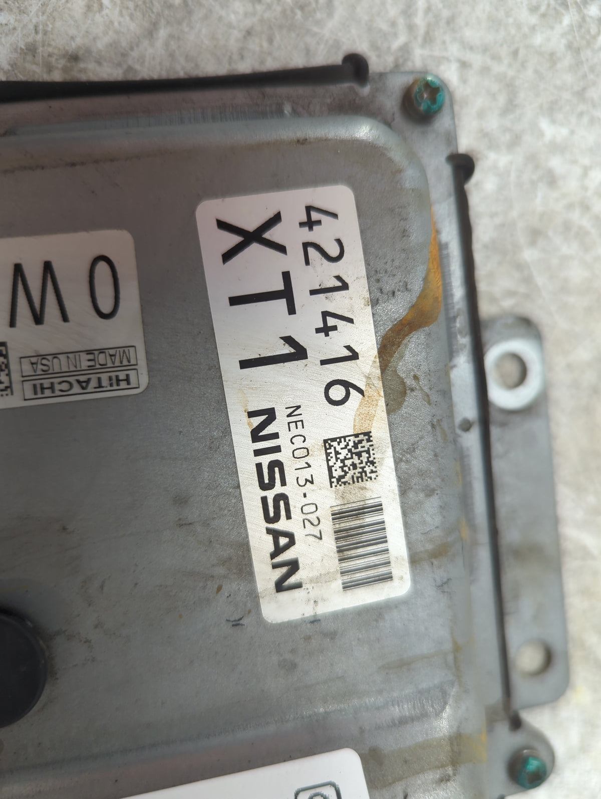2015 Nissan Altima PCM Engine Control Computer ECU ECM PCU OEM P/N:NEC013-027 BEM400-300A1 Fits Fits 2013 2014 OEM Used Auto