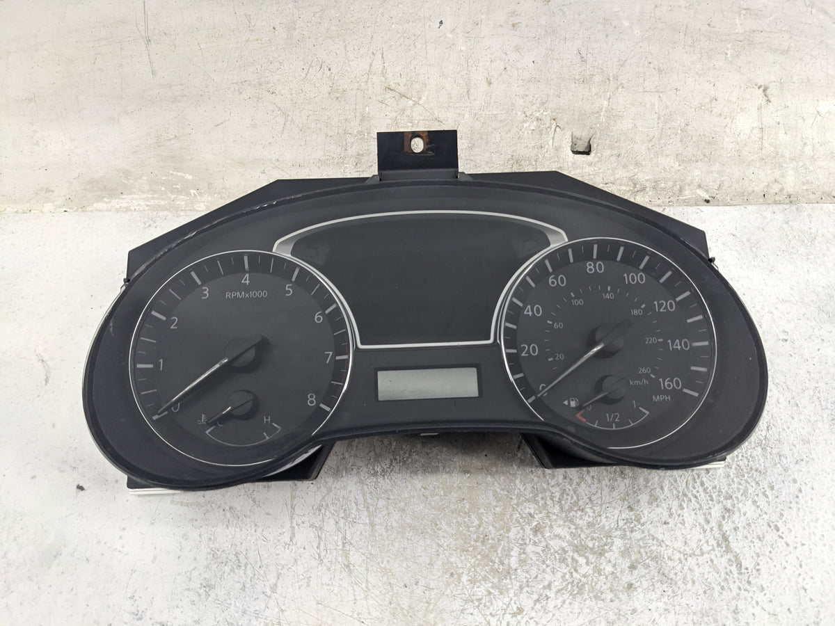 2015 Nissan Altima Instrument Cluster Speedometer Gauges P/N:24810 9HP0A A2C91342700 Miles:158K Fits OEM Used Auto Parts - O