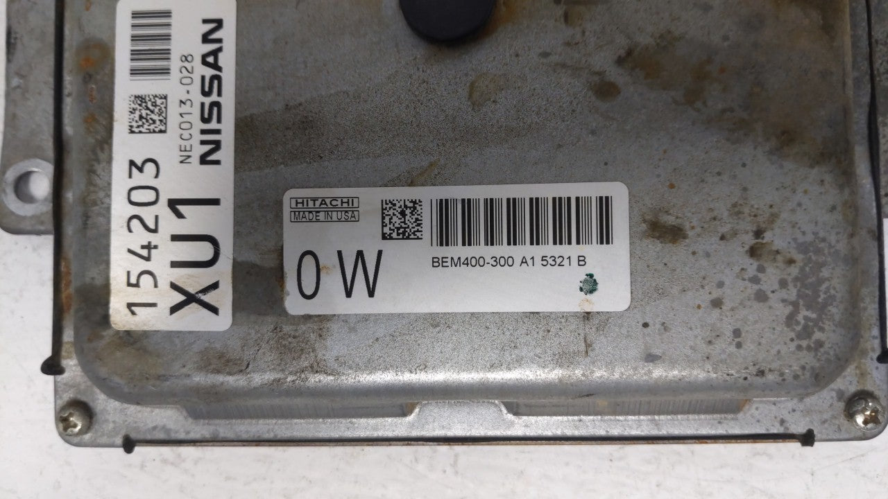 2015 Nissan Altima PCM Engine Control Computer ECU ECM PCU OEM P/N:BEM404-300 A1 NEC001-666, NEC013-028 Fits Fits 2013 2014 