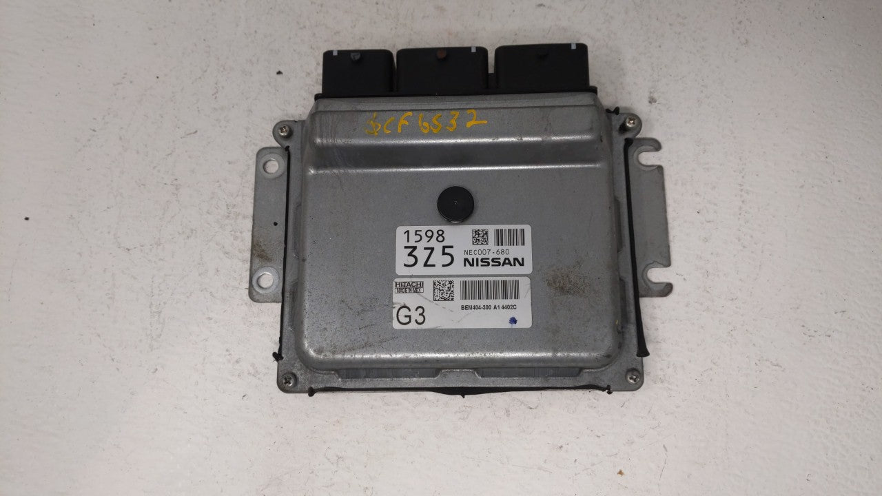 2015 Nissan Altima PCM Engine Control Computer ECU ECM PCU OEM P/N:BEM404-300 A1 NEC001-666, NEC013-028 Fits Fits 2013 2014 