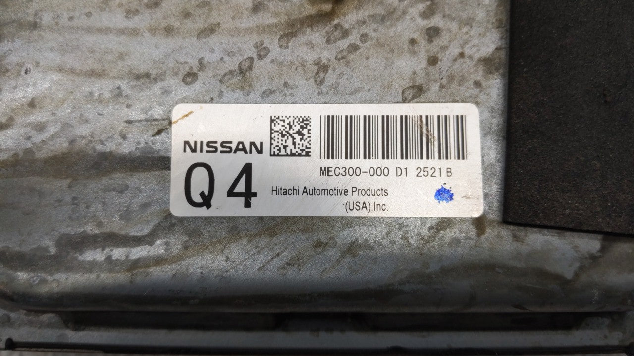 2013-2014 Nissan Altima PCM Engine Control Computer ECU ECM PCU OEM P/N:MEC300-040 D1 MEC300-001 A1 Fits Fits 2013 2014 OEM 
