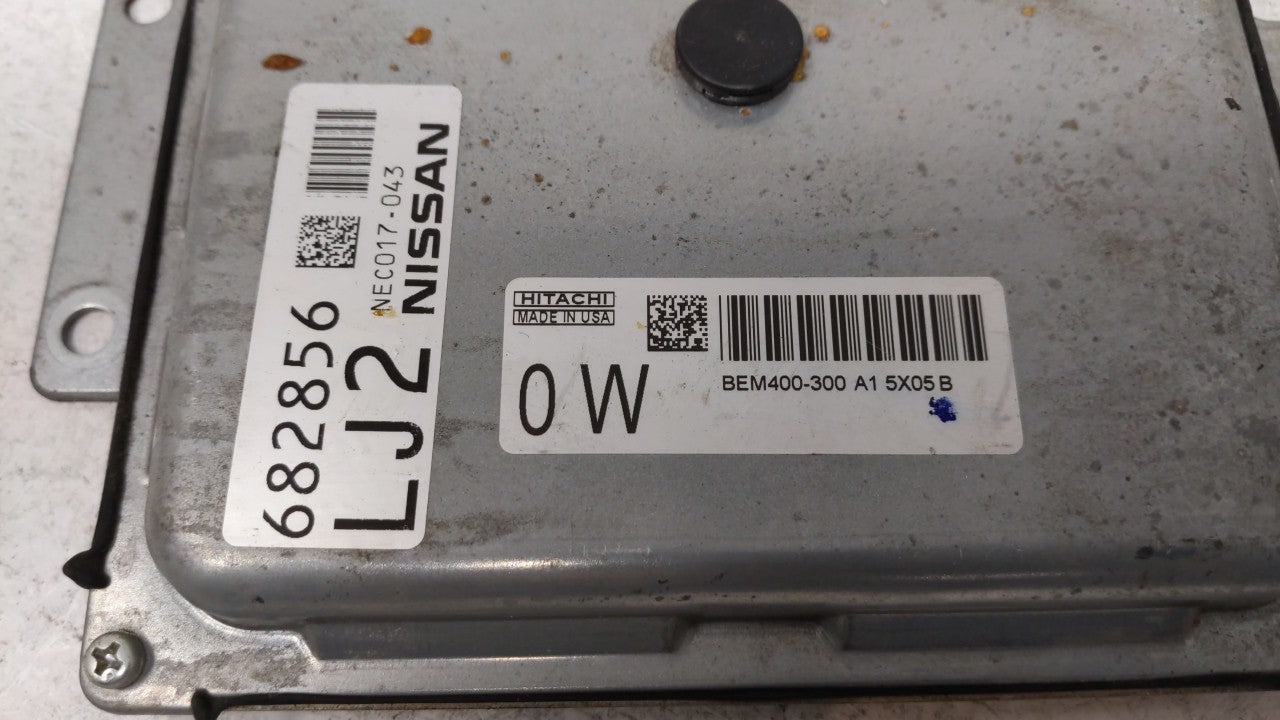 2015 Nissan Altima PCM Engine Control Computer ECU ECM PCU OEM P/N:BEM404-300 A1 NEC001-666, NEC013-028 Fits Fits 2013 2014 