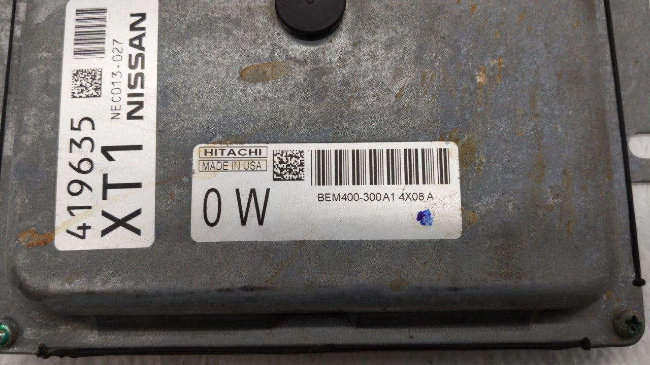 2015 Nissan Altima PCM Engine Control Computer ECU ECM PCU OEM P/N:BEM404-300 A1 NEC001-666, NEC013-028 Fits Fits 2013 2014 