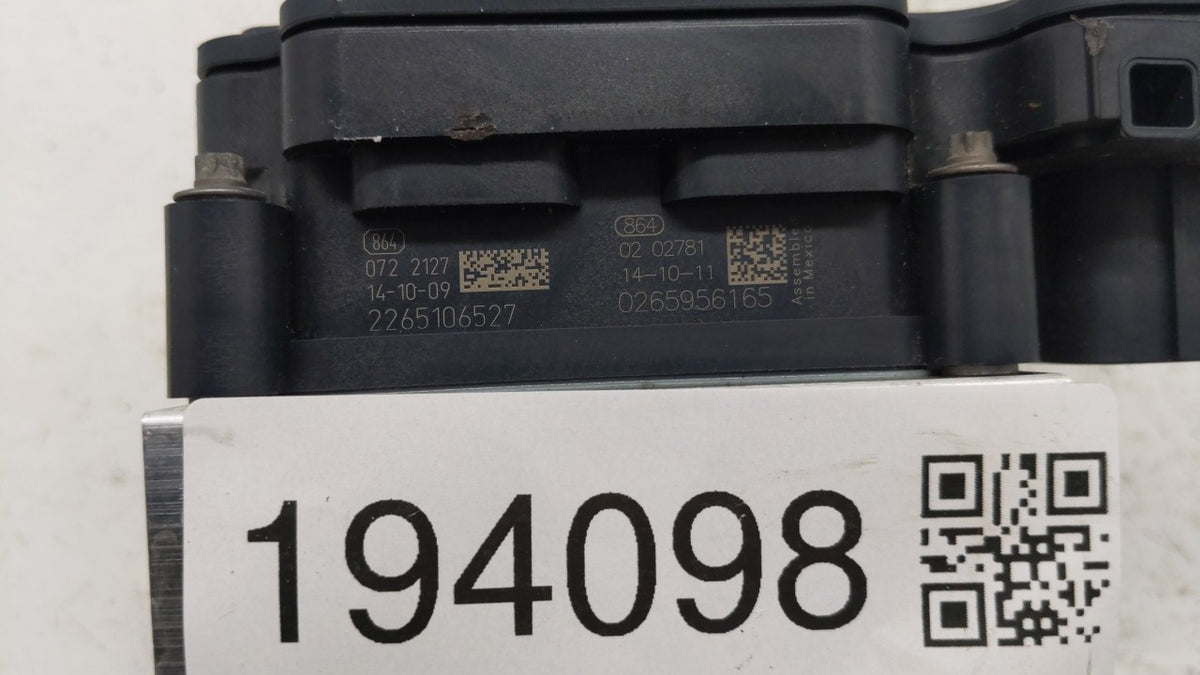 2015 Nissan Altima Anti-Lock Brake ABS Pump Module Actuator OEM P/N:47660 9HM0A Fits OEM Used Auto Parts - Oemusedautoparts1