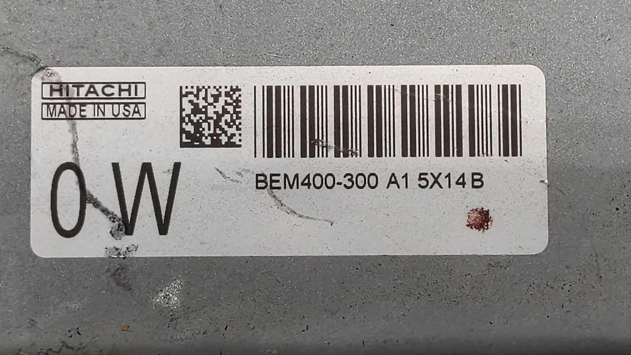 2015 Nissan Altima PCM Engine Control Computer ECU ECM PCU OEM P/N:BEM404-300 A1 NEC001-666, NEC013-028 Fits Fits 2013 2014 