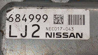 2015 Nissan Altima PCM Engine Control Computer ECU ECM PCU OEM P/N:BEM404-300 A1 NEC001-666, NEC013-028 Fits Fits 2013 2014 