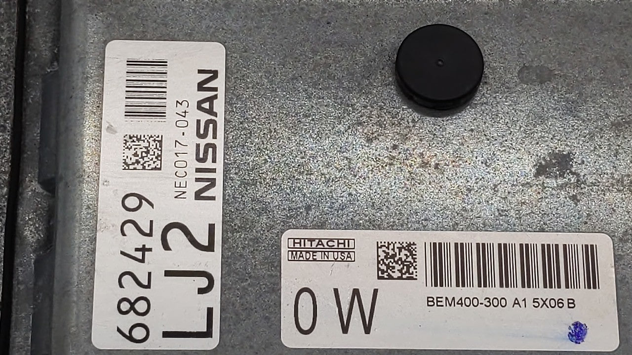 2015 Nissan Altima PCM Engine Control Computer ECU ECM PCU OEM P/N:BEM404-300 A1 NEC001-666, NEC013-028 Fits Fits 2013 2014 