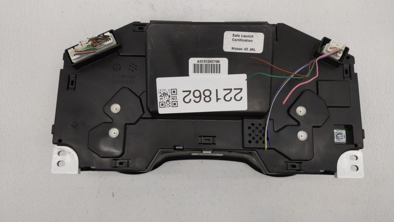 2015 Nissan Altima Instrument Cluster Speedometer Gauges P/N:24810 9HP0A B4 24810 9HP0A Fits OEM Used Auto Parts - Oemusedau