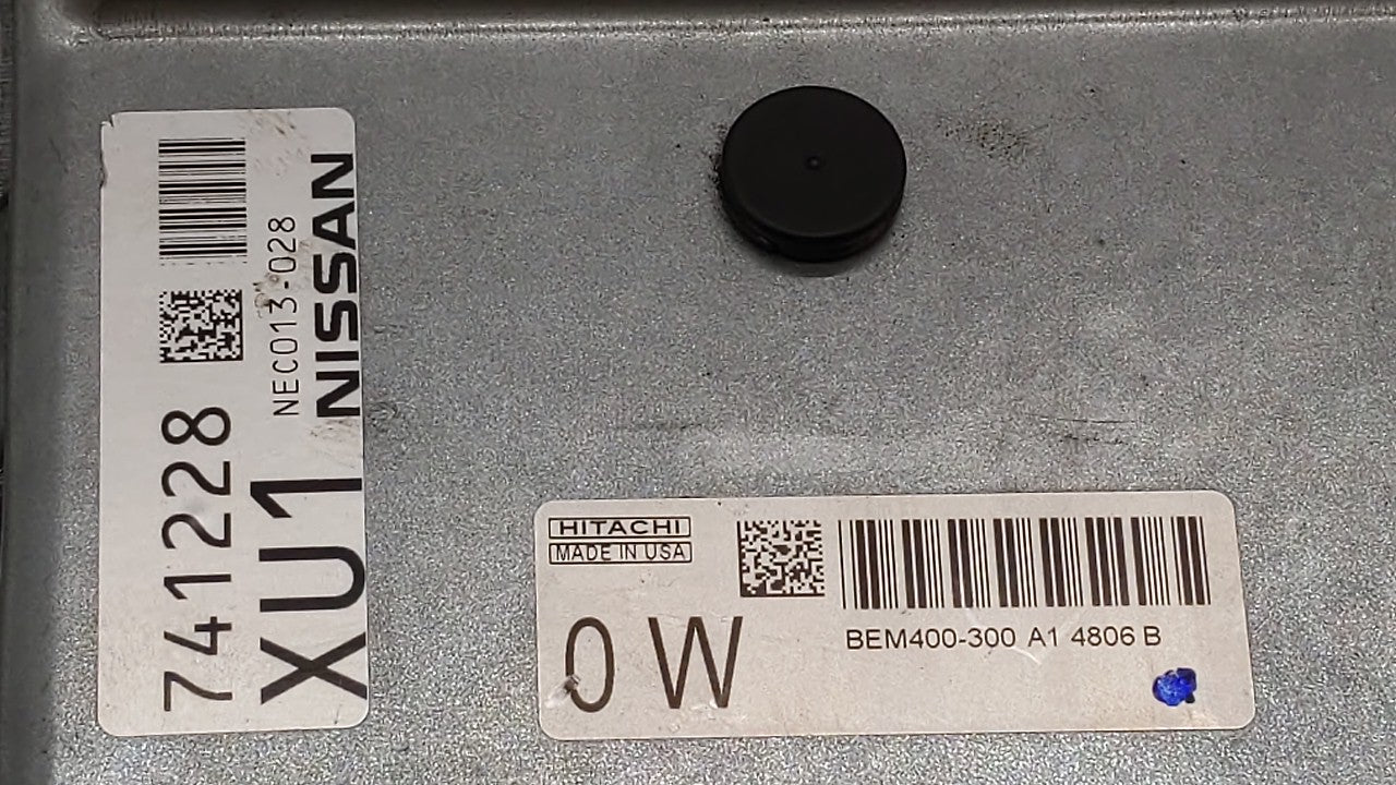 2015 Nissan Altima PCM Engine Control Computer ECU ECM PCU OEM P/N:BEM404-300 A1 NEC001-666, NEC013-028 Fits Fits 2013 2014 