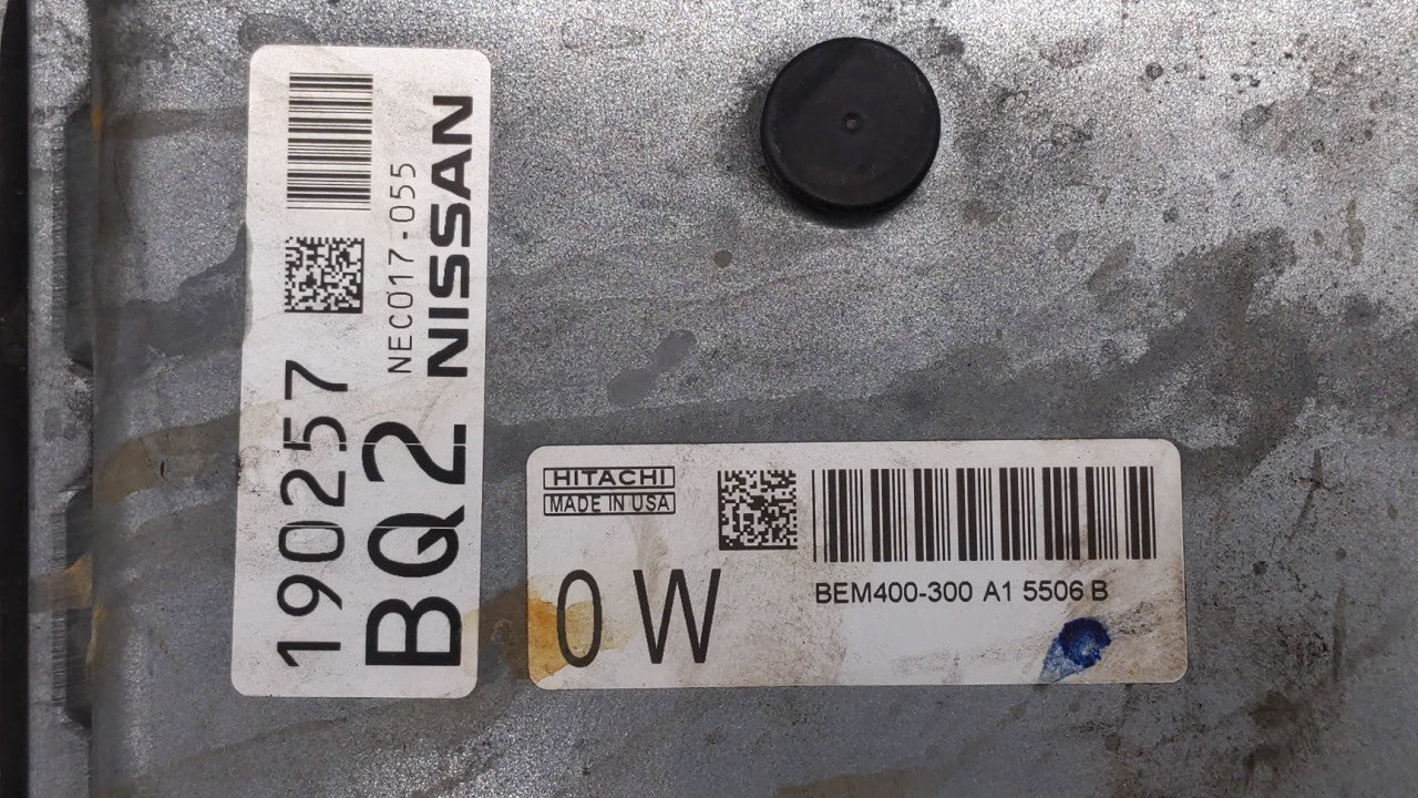 2015 Nissan Altima PCM Engine Control Computer ECU ECM PCU OEM P/N:BEM404-300 A1 NEC001-666, NEC013-028 Fits Fits 2013 2014 