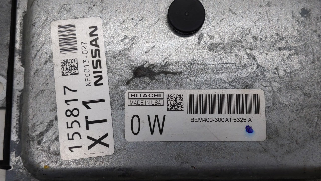 2015 Nissan Altima PCM Engine Control Computer ECU ECM PCU OEM P/N:BEM404-300 A1 NEC001-666, NEC013-028 Fits Fits 2013 2014 