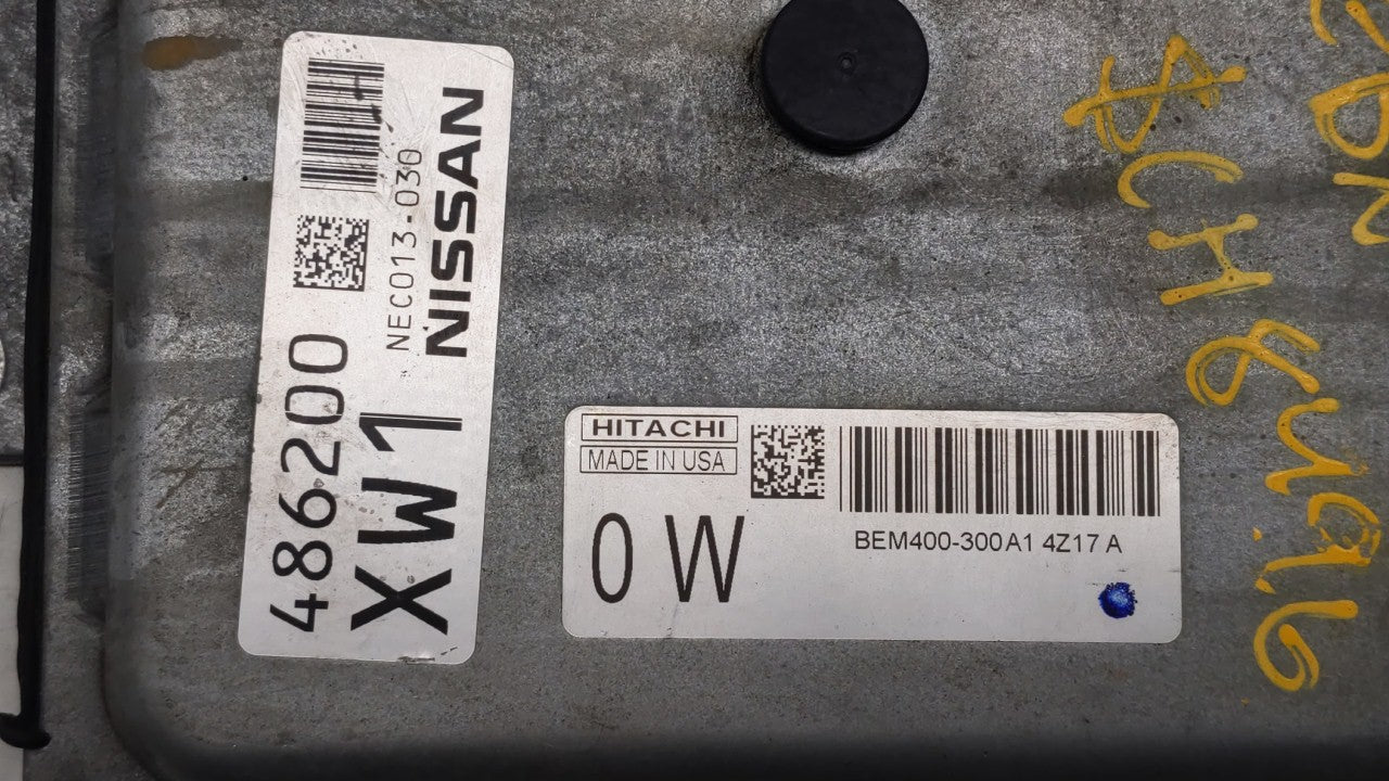 2015 Nissan Altima PCM Engine Control Computer ECU ECM PCU OEM P/N:BEM404-300 A1 NEC001-666, NEC013-028 Fits Fits 2013 2014 