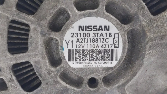 2013-2017 Nissan Altima Alternator Replacement Generator Charging Assembly Engine OEM P/N:23100 3TA1A 23100 3TA1B Fits OEM Used Auto Parts