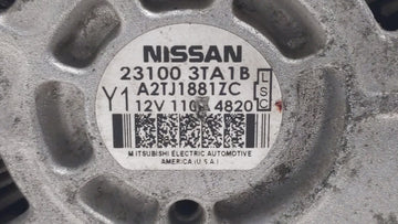 2013-2017 Nissan Altima Alternator Replacement Generator Charging Assembly Engine OEM P/N:23100 3TA1A 23100 3TA1B Fits OEM Used Auto Parts