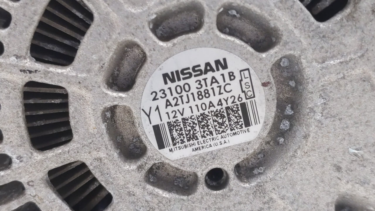 2013-2017 Nissan Altima Alternator Replacement Generator Charging Assembly Engine OEM P/N:23100 3TA1A 23100 3TA1B Fits OEM U