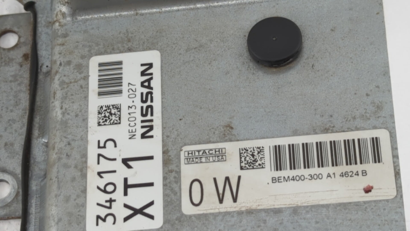 2015 Nissan Altima PCM Engine Control Computer ECU ECM PCU OEM P/N:BEM404-300 A1 NEC001-666, NEC013-028 Fits Fits 2013 2014 