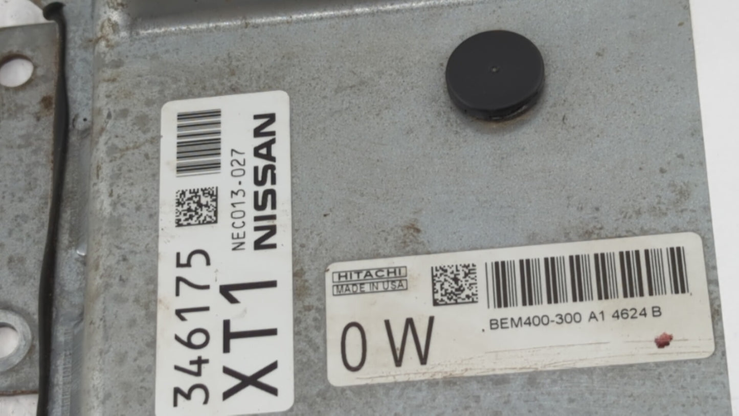 2015 Nissan Altima PCM Engine Control Computer ECU ECM PCU OEM P/N:BEM404-300 A1 NEC001-666, NEC013-028 Fits Fits 2013 2014 