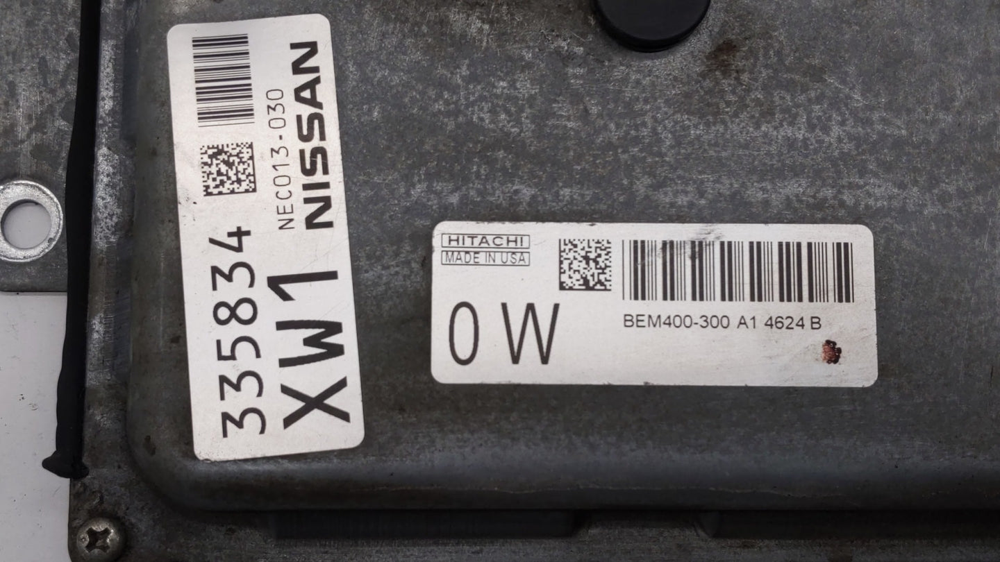 2015 Nissan Altima PCM Engine Control Computer ECU ECM PCU OEM P/N:BEM404-300 A1 NEC001-666, NEC013-028 Fits Fits 2013 2014 