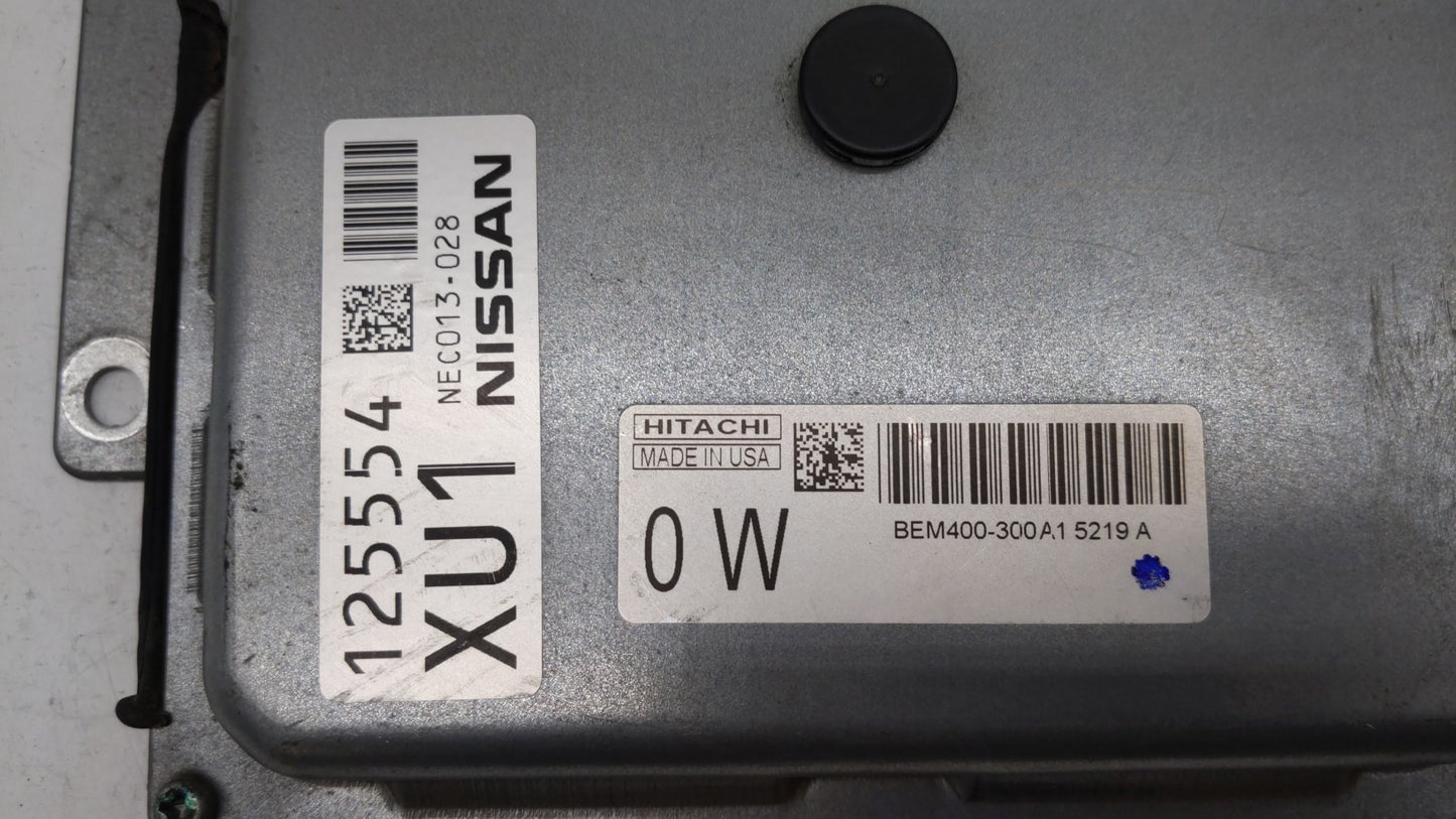 2015 Nissan Altima PCM Engine Control Computer ECU ECM PCU OEM P/N:BEM404-300 A1 NEC001-666, NEC013-028 Fits Fits 2013 2014 