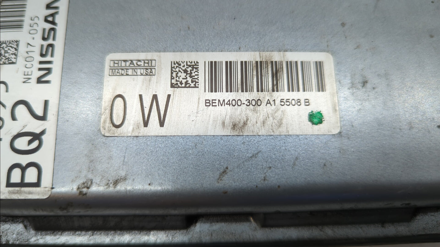 2015 Nissan Altima PCM Engine Control Computer ECU ECM PCU OEM P/N:BEM404-300 A1 NEC001-666, NEC013-028 Fits Fits 2013 2014 