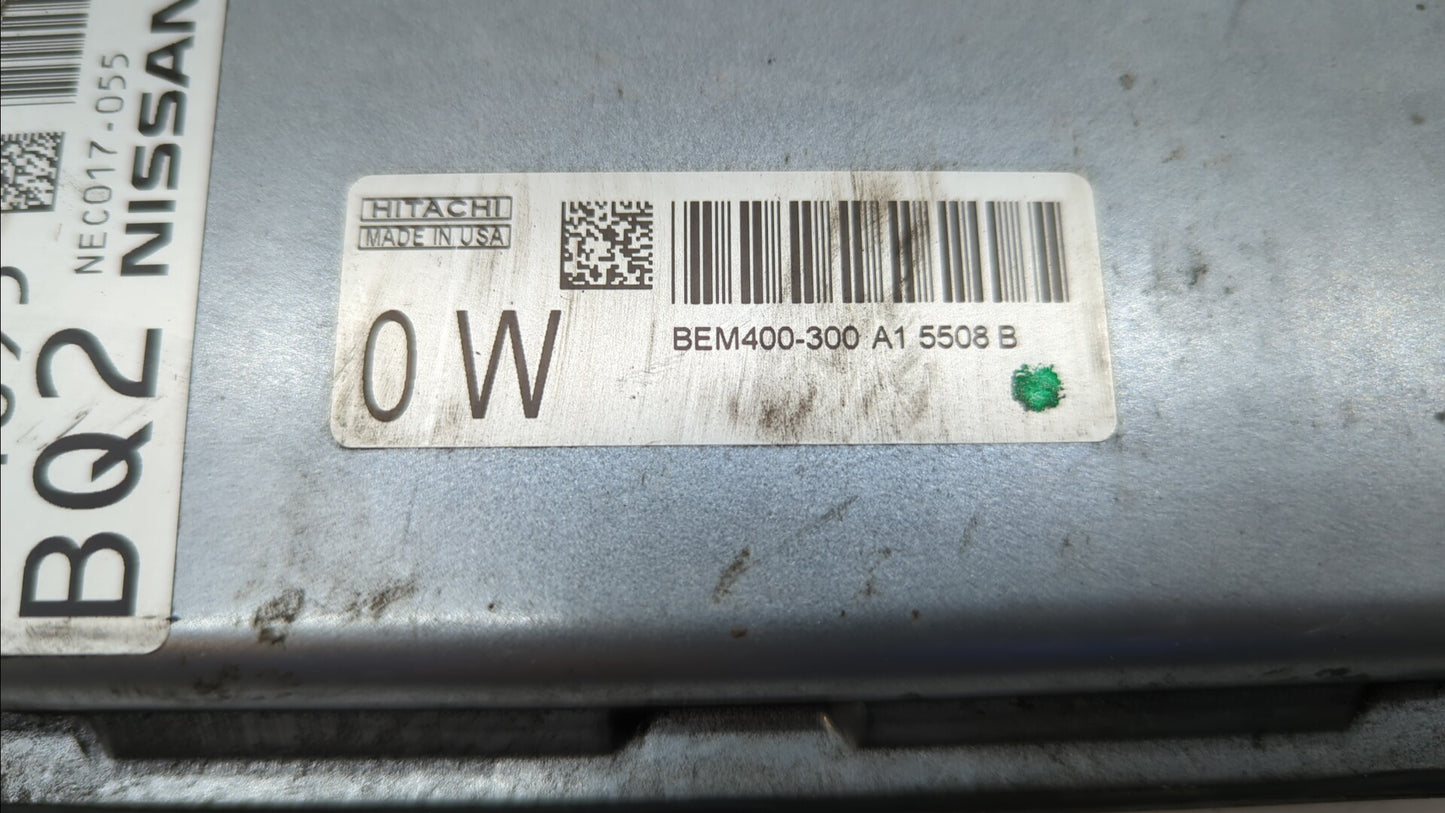 2015 Nissan Altima PCM Engine Control Computer ECU ECM PCU OEM P/N:BEM404-300 A1 NEC001-666, NEC013-028 Fits Fits 2013 2014 