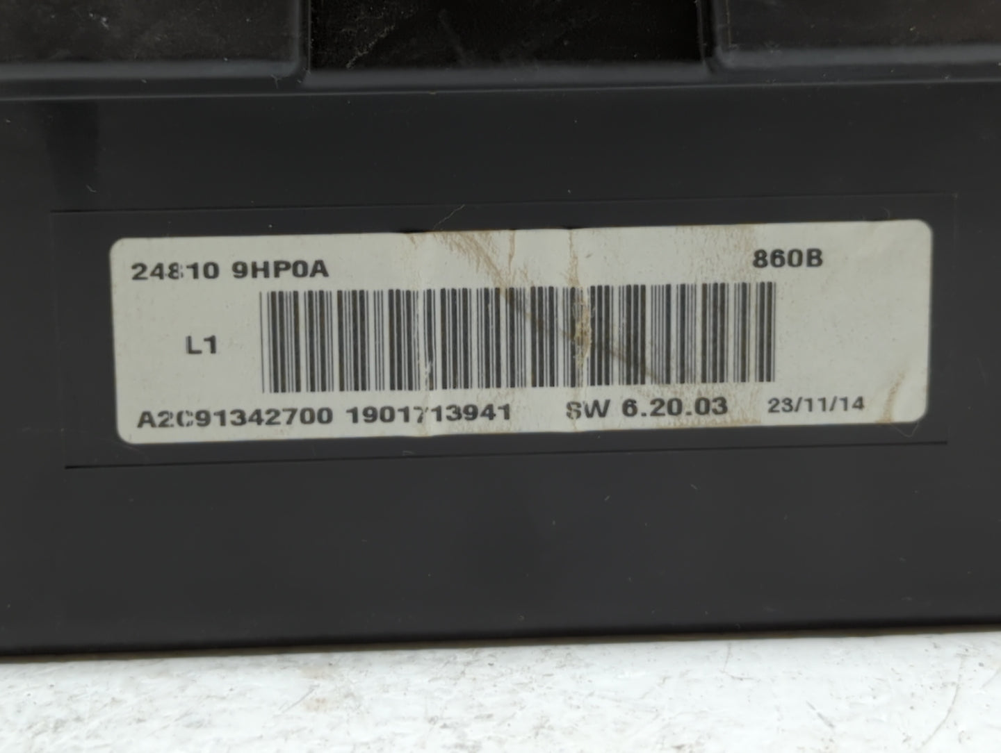 2015 Nissan Altima Instrument Cluster Speedometer Gauges P/N:24810 9HP0A B4 24810 9HP0A Fits OEM Used Auto Parts - Oemusedau