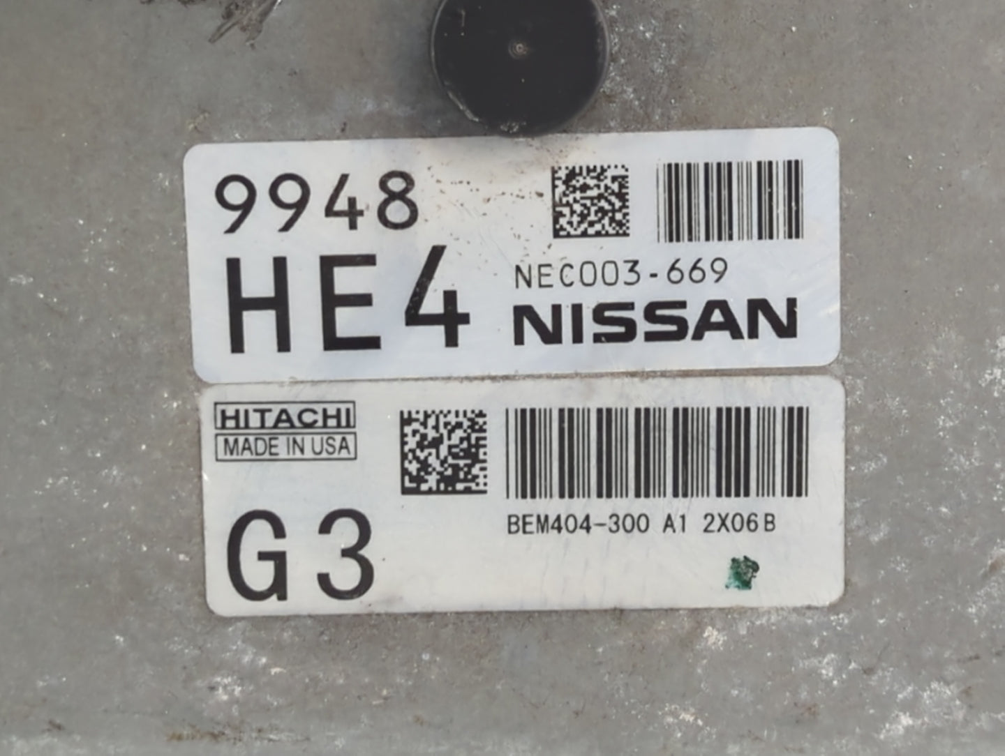 2015 Nissan Altima PCM Engine Control Computer ECU ECM PCU OEM P/N:BEM404-300 A1 NEC001-666, NEC013-028 Fits Fits 2013 2014 