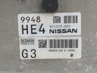 2015 Nissan Altima PCM Engine Control Computer ECU ECM PCU OEM P/N:BEM404-300 A1 NEC001-666, NEC013-028 Fits Fits 2013 2014 