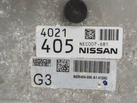 2015 Nissan Altima PCM Engine Control Computer ECU ECM PCU OEM P/N:NEC007-681 BEM404-300 A1, NEC001-666 Fits Fits 2013 2014 