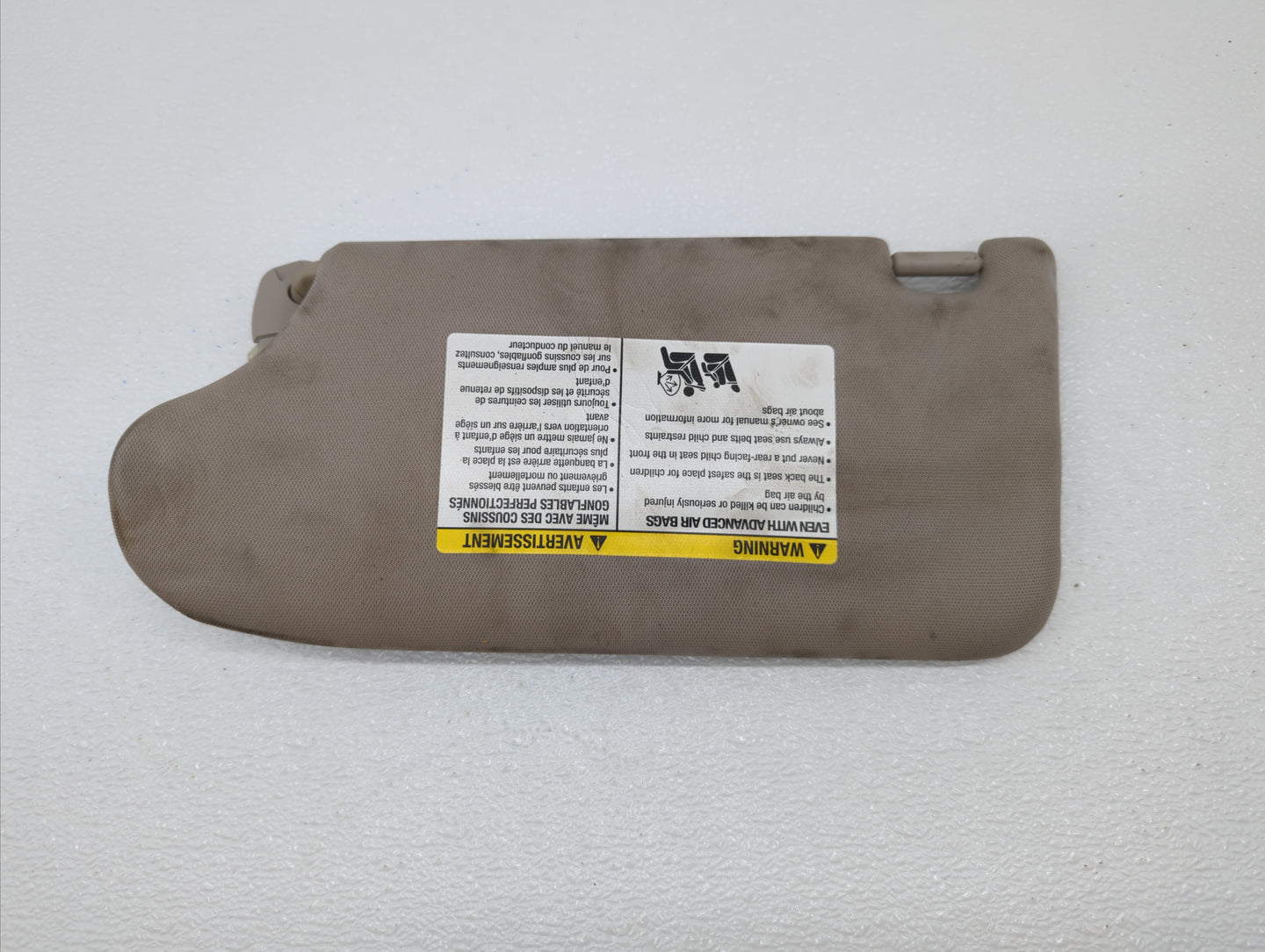 2013-2018 Nissan Altima Sun Visor Shade Replacement Passenger Right Mirror Fits Fits 2013 2014 2015 2016 2017 2018 OEM Used 
