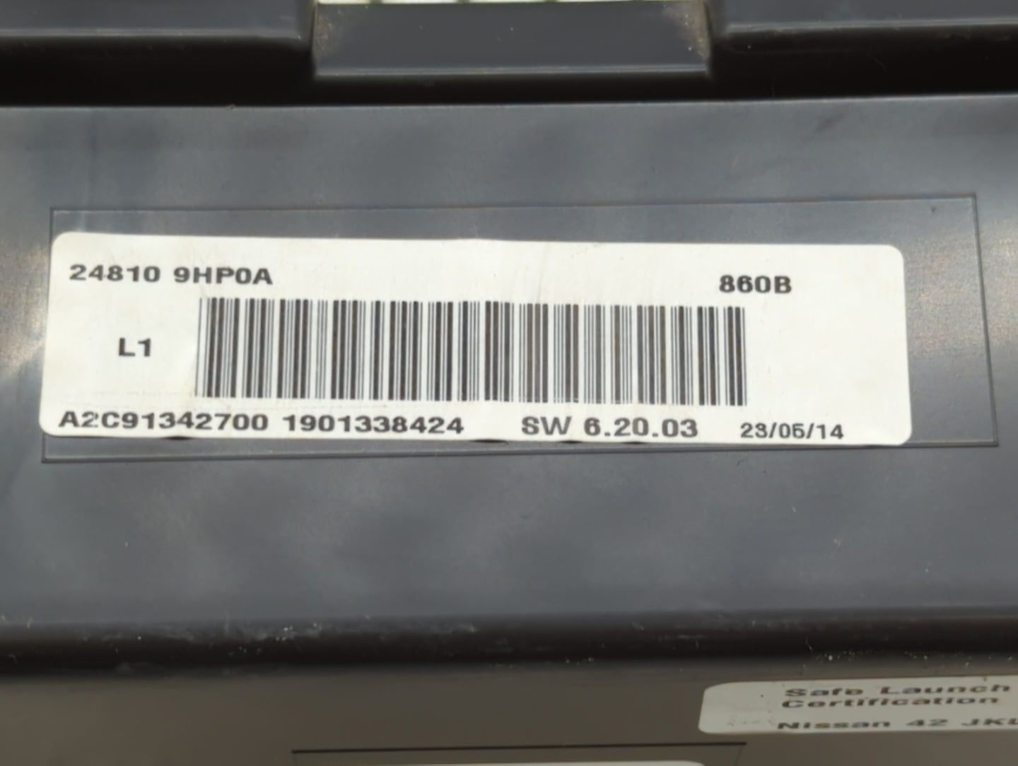 2015 Nissan Altima Instrument Cluster Speedometer Gauges P/N:24810 9HP0A B4 24810 9HP0A Fits OEM Used Auto Parts - Oemusedau