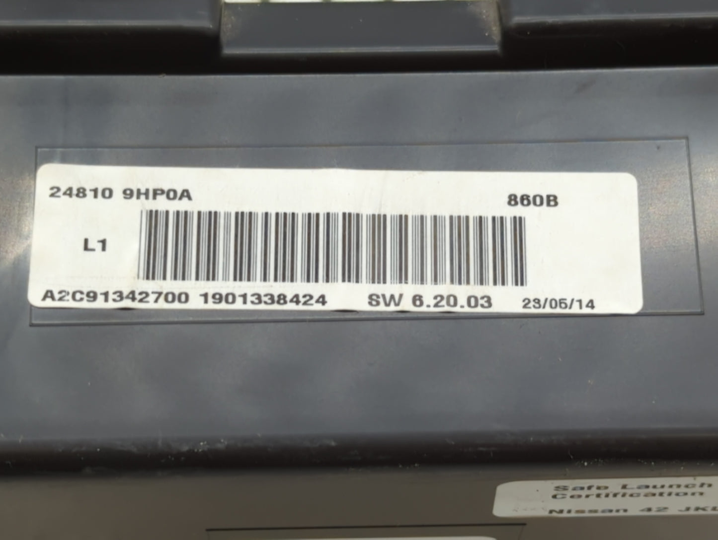 2015 Nissan Altima Instrument Cluster Speedometer Gauges P/N:24810 9HP0A B4 24810 9HP0A Fits OEM Used Auto Parts - Oemusedau
