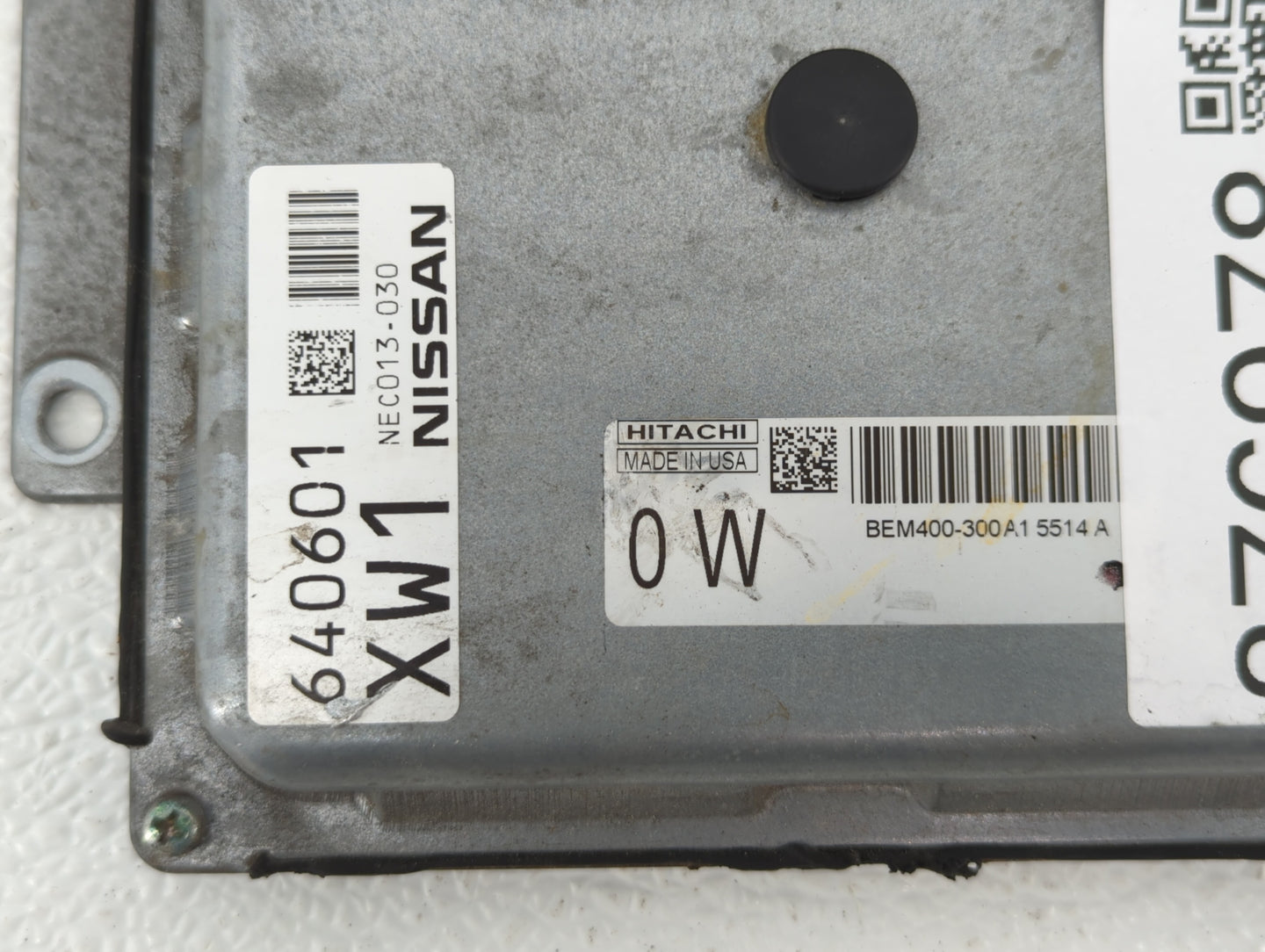 2015 Nissan Altima PCM Engine Control Computer ECU ECM PCU OEM P/N:BEM400-300 A1 NEC011-671, BEM404-300 A1 Fits Fits 2013 20