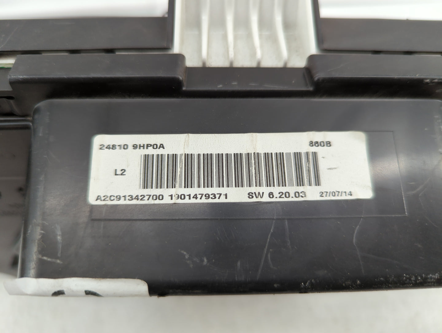 2015 Nissan Altima Instrument Cluster Speedometer Gauges P/N:24810 9HP0A B4 24810 9HP0A Fits OEM Used Auto Parts - Oemusedau