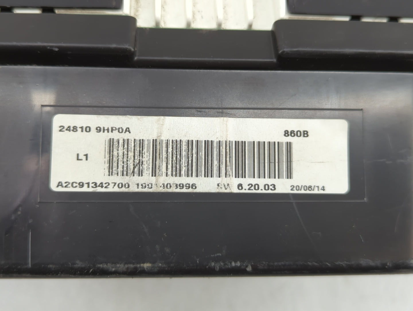 2015 Nissan Altima Instrument Cluster Speedometer Gauges P/N:24810 9HP0A B4 24810 9HP0A Fits OEM Used Auto Parts - Oemusedau