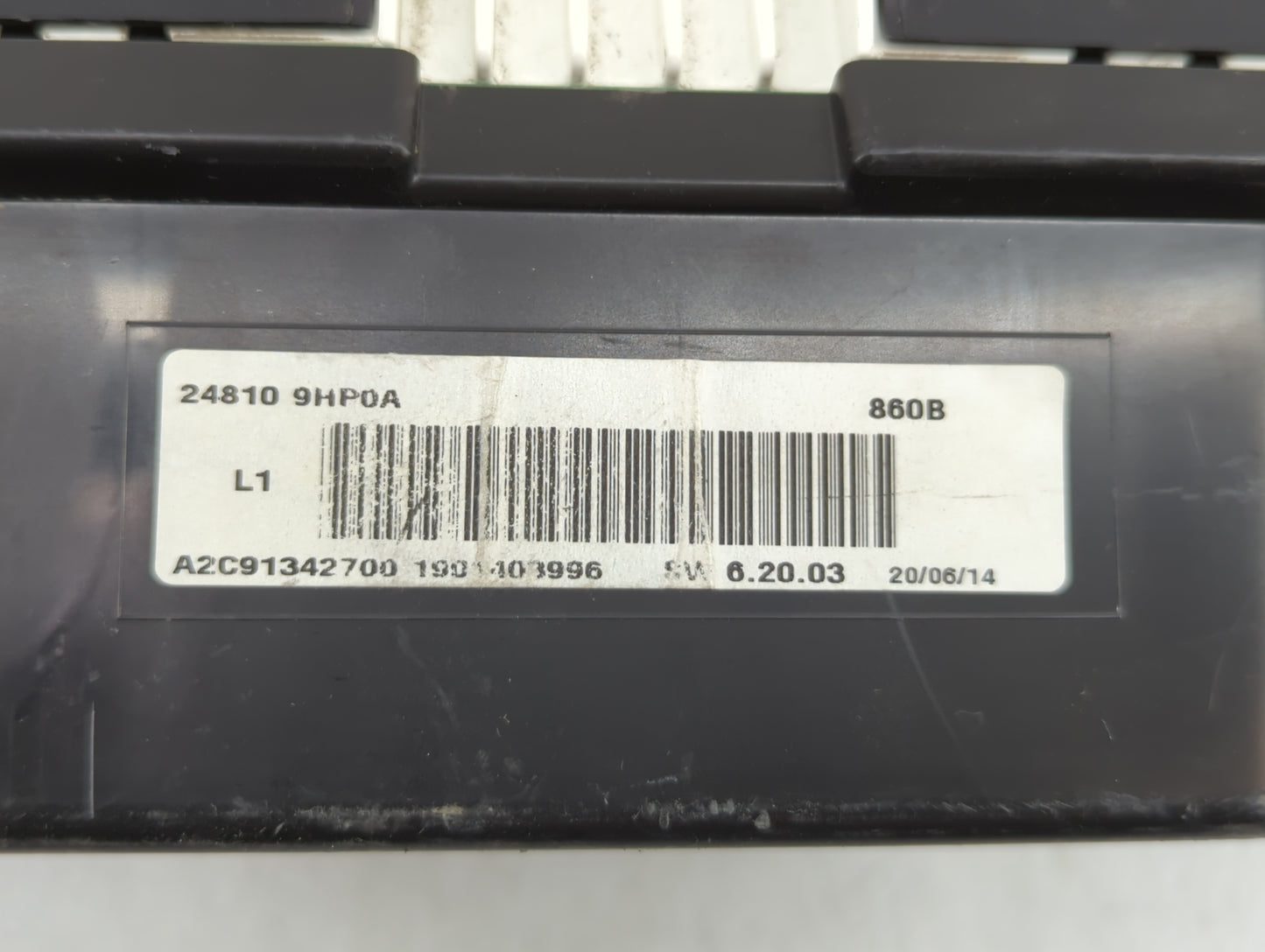 2015 Nissan Altima Instrument Cluster Speedometer Gauges P/N:24810 9HP0A B4 24810 9HP0A Fits OEM Used Auto Parts - Oemusedau