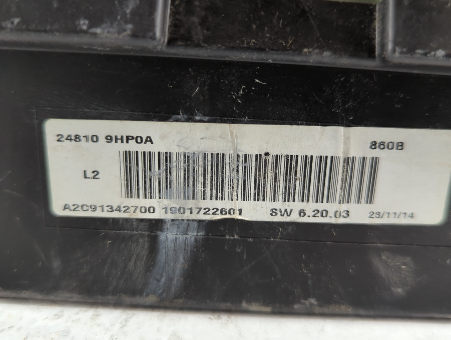 2015 Nissan Altima Instrument Cluster Speedometer Gauges P/N:24810 9HP0A B4 24810 9HP0A Fits OEM Used Auto Parts - Oemusedau