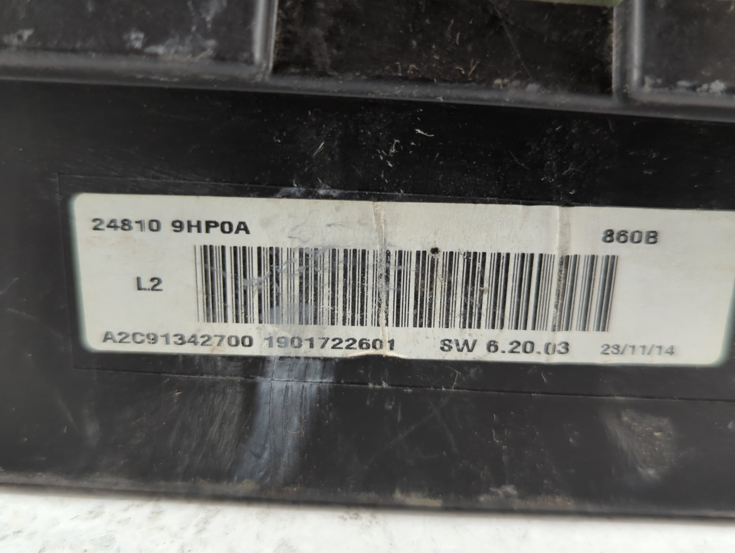2015 Nissan Altima Instrument Cluster Speedometer Gauges P/N:24810 9HP0A B4 24810 9HP0A Fits OEM Used Auto Parts - Oemusedau