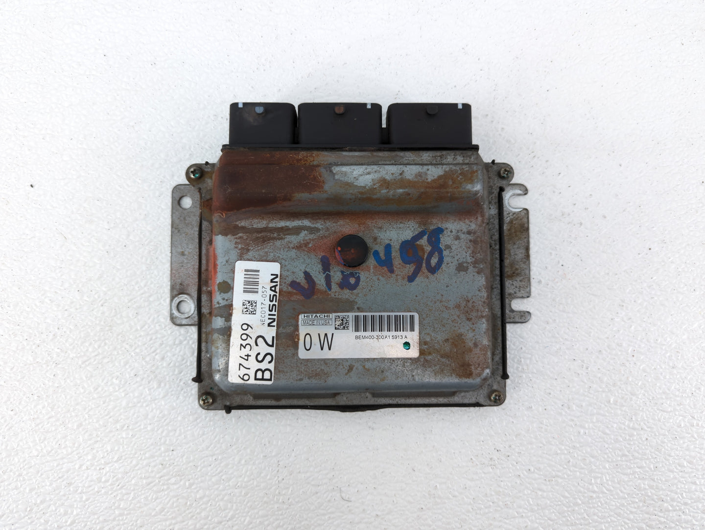 2015 Nissan Altima PCM Engine Control Computer ECU ECM PCU OEM P/N:BEM400-300 A1 NEC011-671, BEM404-300 A1 Fits Fits 2013 20