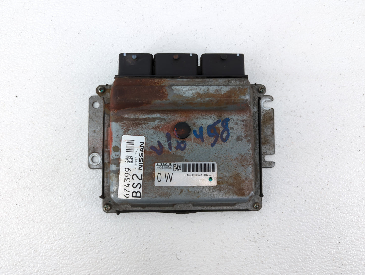 2015 Nissan Altima PCM Engine Control Computer ECU ECM PCU OEM P/N:BEM400-300 A1 NEC011-671, BEM404-300 A1 Fits Fits 2013 20