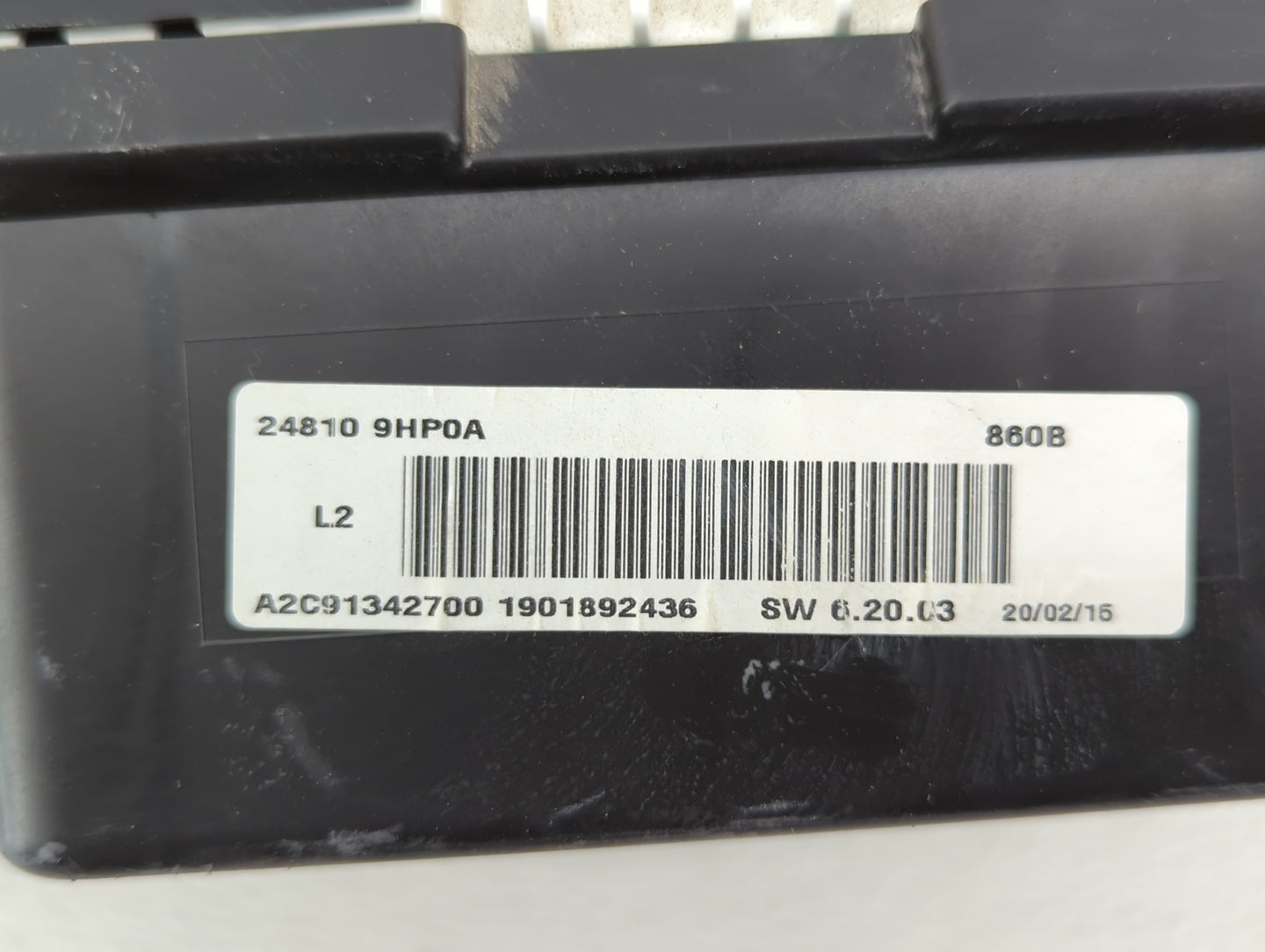 2015 Nissan Altima Instrument Cluster Speedometer Gauges P/N:24810 9HP0A B4 24810 9HP0A Fits OEM Used Auto Parts - Oemusedau