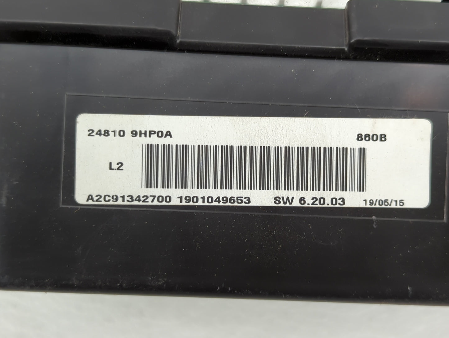 2015 Nissan Altima Instrument Cluster Speedometer Gauges P/N:24810 9HP0A B4 24810 9HP0A Fits OEM Used Auto Parts - Oemusedau
