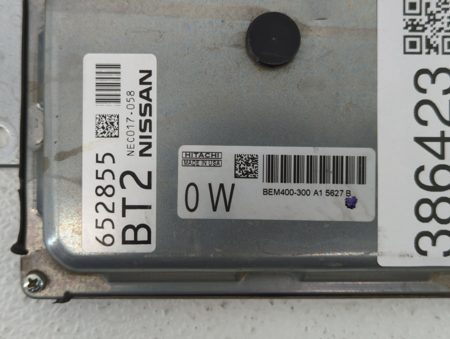 2015 Nissan Altima PCM Engine Control Computer ECU ECM PCU OEM P/N:BEM400-300 A1 NEC011-671, BEM404-300 A1 Fits Fits 2013 20