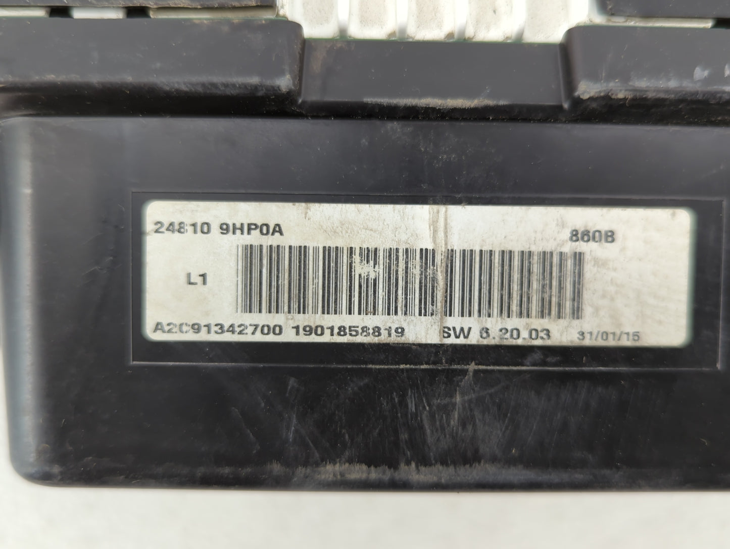 2015 Nissan Altima Instrument Cluster Speedometer Gauges P/N:24810 9HP0A Fits OEM Used Auto Parts - Oemusedautoparts1.com