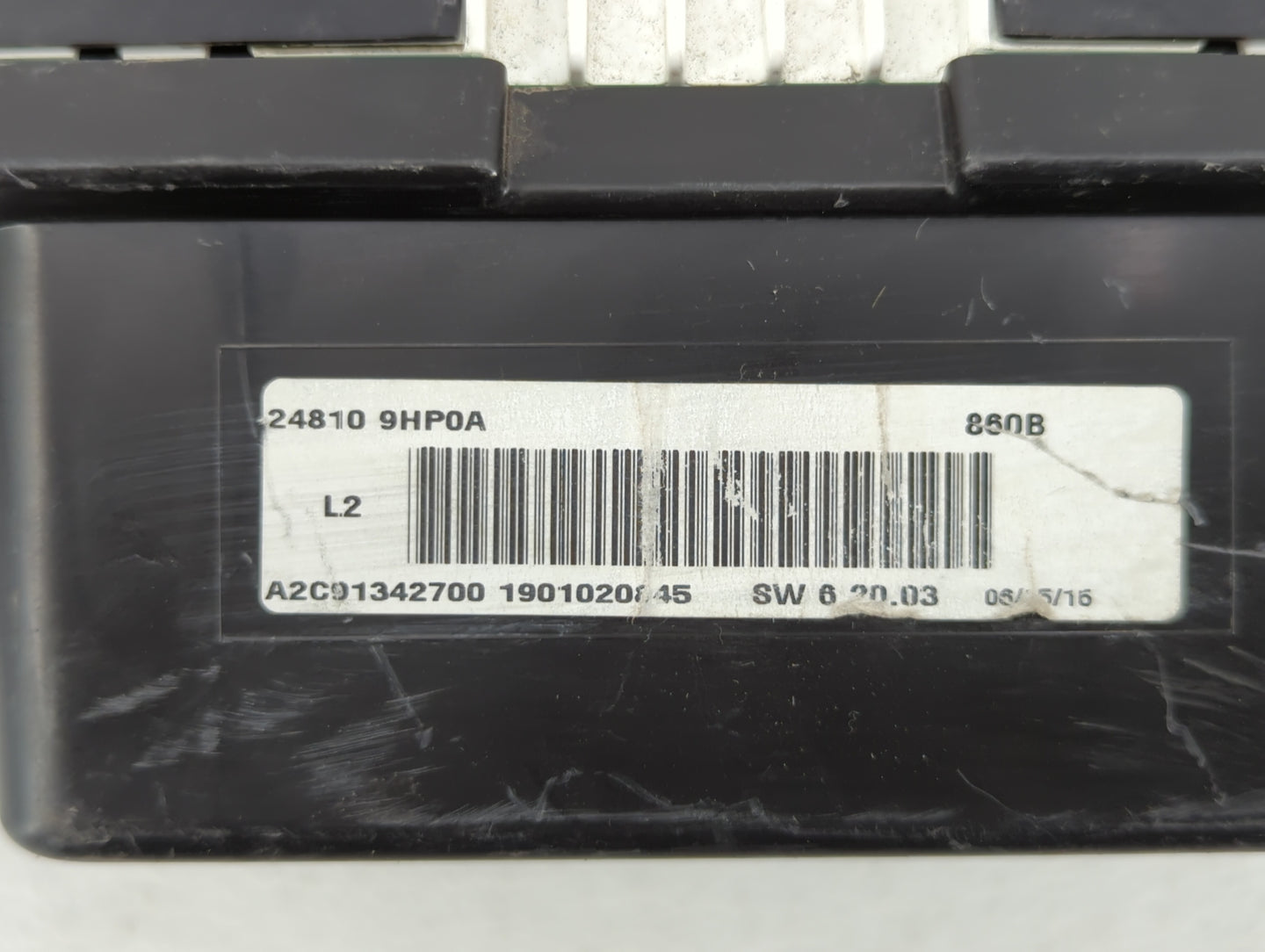 2015 Nissan Altima Instrument Cluster Speedometer Gauges P/N:24810 9HP0A B4 24810 9HP0A Fits OEM Used Auto Parts - Oemusedau