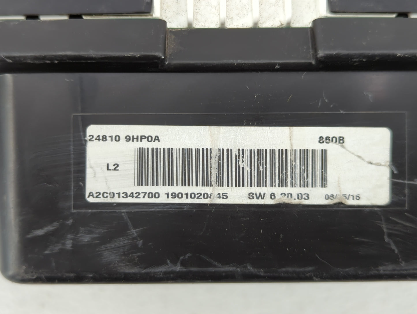 2015 Nissan Altima Instrument Cluster Speedometer Gauges P/N:24810 9HP0A B4 24810 9HP0A Fits OEM Used Auto Parts - Oemusedau